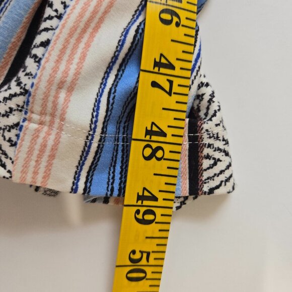 Venus Tassel Halter Jumpsuit Striped Blues Pink Size Small - Picture 11 of 14